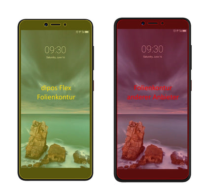 Klare Displayschutzfolie von dipos passend für ZTE Blade A7 Vita, 100% Displayabdeckung und blasenfreie Montage