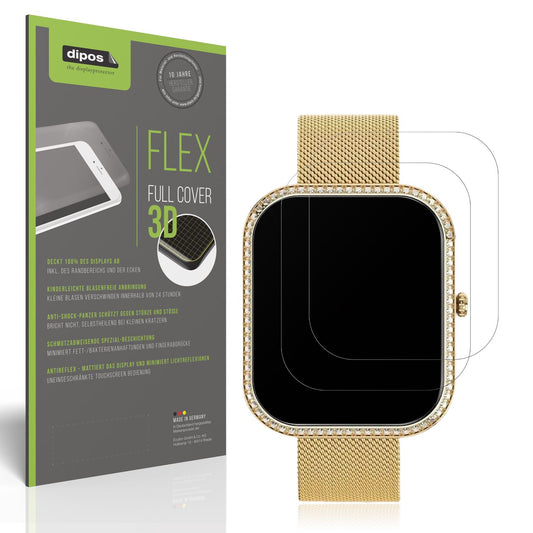 Matte Displayschutzfolie von dipos passend für BANLVS P111 1.75 Zoll, 100% Displayabdeckung und blasenfreie Montage