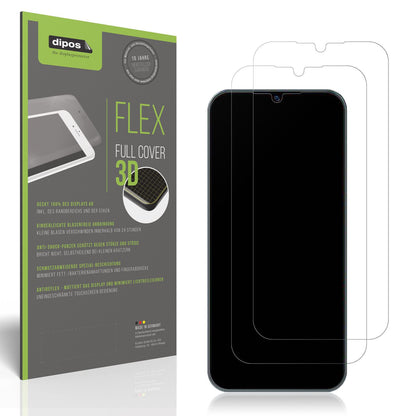 Matte Displayschutzfolie von dipos passend für Benco V70, 100% Displayabdeckung und blasenfreie Montage