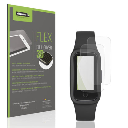 Matte Displayschutzfolie von dipos passend für Biggerfive Vigor 3, 100% Displayabdeckung und blasenfreie Montage