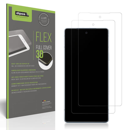 Matte Displayschutzfolie von dipos passend für Google Pixel 7a, 100% Displayabdeckung und blasenfreie Montage