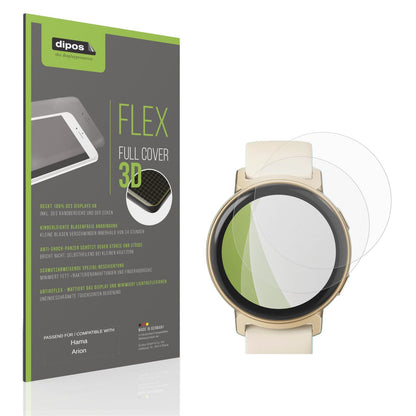 Matte Displayschutzfolie von dipos passend für Hama Arion, 100% Displayabdeckung und blasenfreie Montage