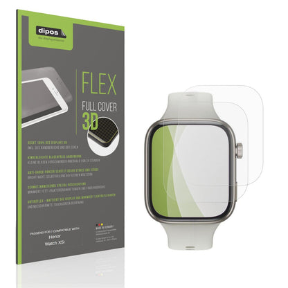 Matte Displayschutzfolie von dipos passend für Honor Watch X5i, 100% Displayabdeckung und blasenfreie Montage