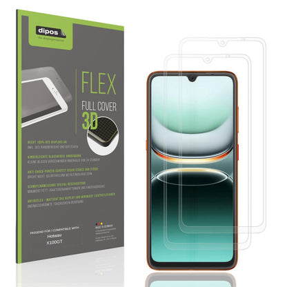 Matte Displayschutzfolie von dipos passend für Hotwav X100GT, 100% Displayabdeckung und blasenfreie Montage