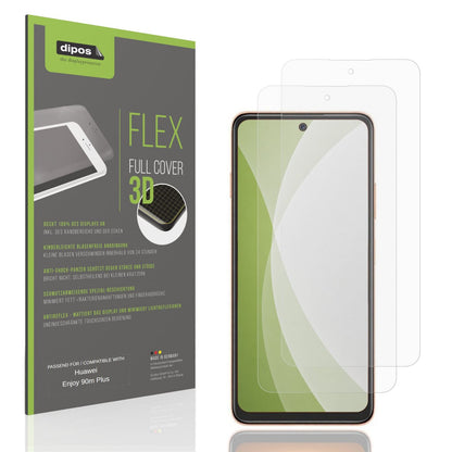 Matte Displayschutzfolie von dipos passend für Huawei Enjoy 90m Plus, 100% Displayabdeckung und blasenfreie Montage