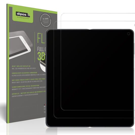 Matte Displayschutzfolie von dipos passend für Huawei Mate X3 Innenseite, 100% Displayabdeckung und blasenfreie Montage