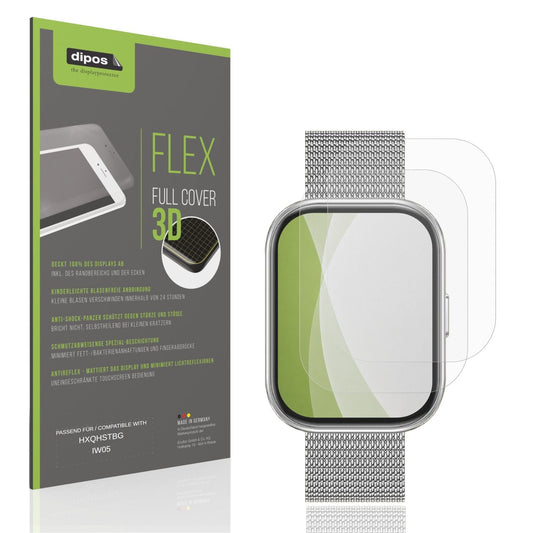 Matte Displayschutzfolie von dipos passend für HXQHSTBG IW05, 100% Displayabdeckung und blasenfreie Montage