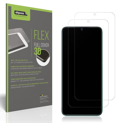 Matte Displayschutzfolie von dipos passend für Itel A05s, 100% Displayabdeckung und blasenfreie Montage