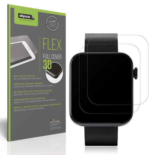 Matte Displayschutzfolie von dipos passend für Kendox Life Tracker, 100% Displayabdeckung und blasenfreie Montage