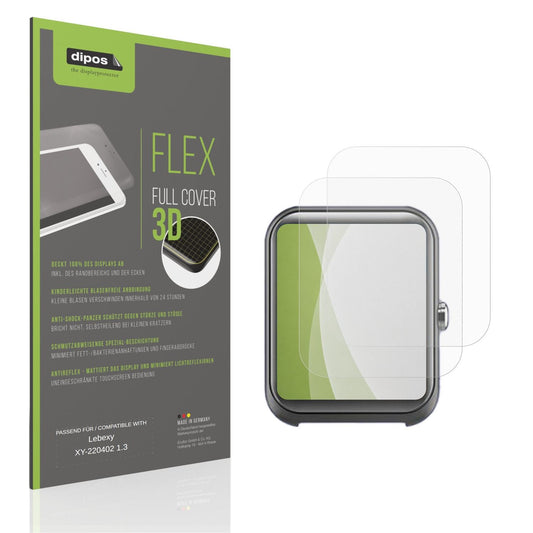 Matte Displayschutzfolie von dipos passend für Lebexy XY-220402 1.3, 100% Displayabdeckung und blasenfreie Montage
