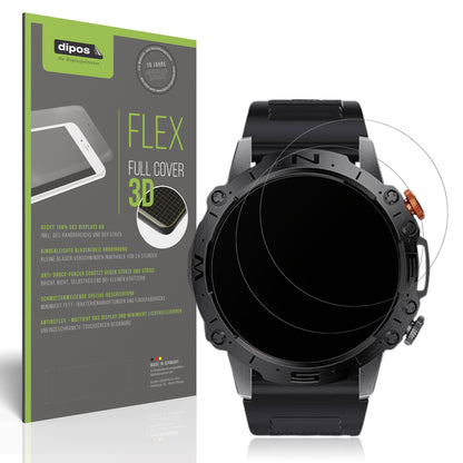 Matte Displayschutzfolie von dipos passend für LIGE Smart Sports Watch I10, 100% Displayabdeckung und blasenfreie Montage