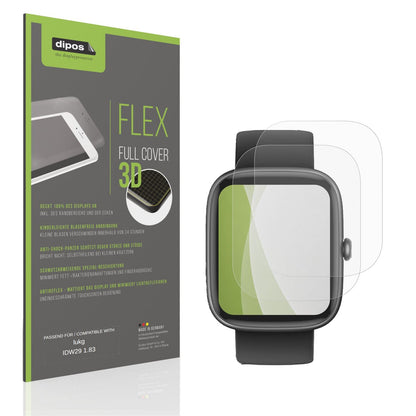 Matte Displayschutzfolie von dipos passend für lukg IDW29 1.83, 100% Displayabdeckung und blasenfreie Montage
