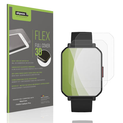 Matte Displayschutzfolie von dipos passend für MaxCom FW56 Carbon Pro, 100% Displayabdeckung und blasenfreie Montage