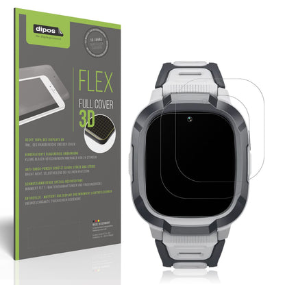 Matte Displayschutzfolie von dipos passend für Mibro P6 Smartwatch 1.4 Zoll, 100% Displayabdeckung und blasenfreie Montage