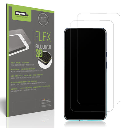 Matte Displayschutzfolie von dipos passend für OnePlus 7T Pro, 100% Displayabdeckung und blasenfreie Montage