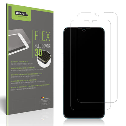 Matte Displayschutzfolie von dipos passend für Oppo A58, 100% Displayabdeckung und blasenfreie Montage