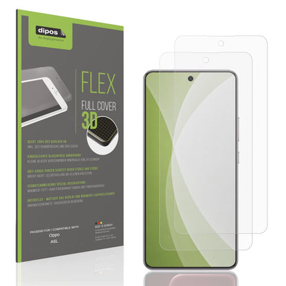 Matte Displayschutzfolie von dipos passend für Oppo A6L, 100% Displayabdeckung und blasenfreie Montage