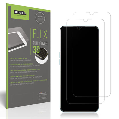 Matte Displayschutzfolie von dipos passend für Oppo A78, 100% Displayabdeckung und blasenfreie Montage