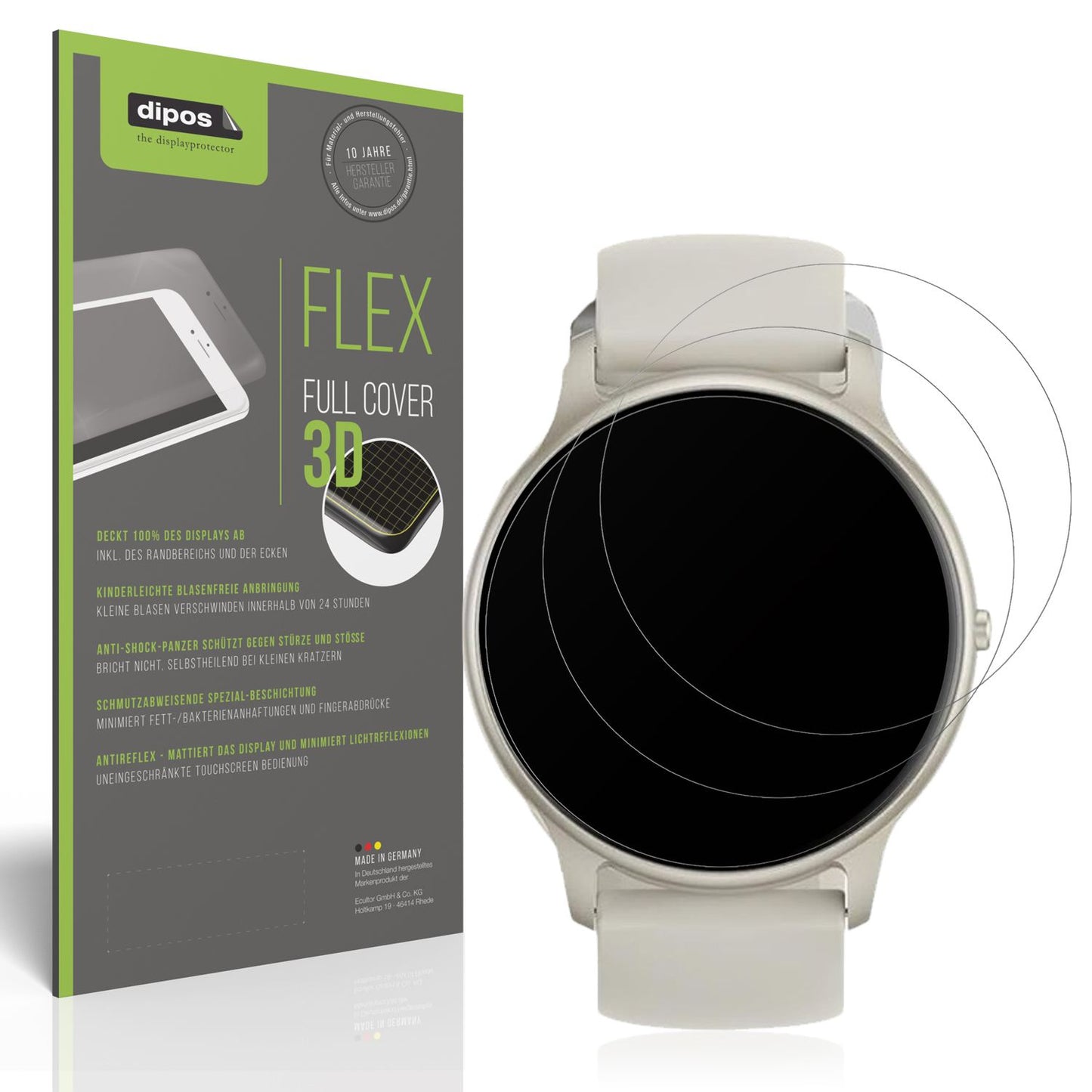 Matte Displayschutzfolie von dipos passend für Parsonver Wish 6, 100% Displayabdeckung und blasenfreie Montage