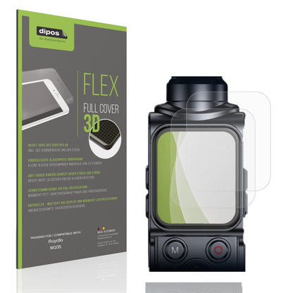 Matte Displayschutzfolie von dipos passend für Ruycllo M105, 100% Displayabdeckung und blasenfreie Montage