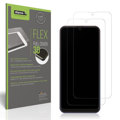 Matte Displayschutzfolie von dipos passend für Symphony Z30, 100% Displayabdeckung und blasenfreie Montage