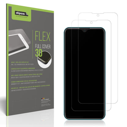 Matte Displayschutzfolie von dipos passend für Symphony Z35, 100% Displayabdeckung und blasenfreie Montage