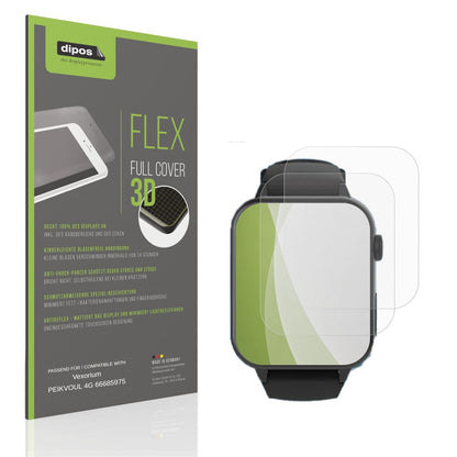 Matte Displayschutzfolie von dipos passend für Vexorium PEIKVOUL 4G 66685975, 100% Displayabdeckung und blasenfreie Montage