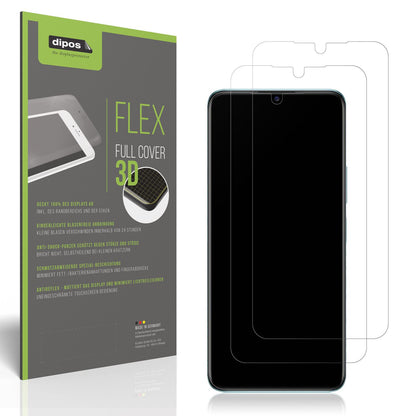 Matte Displayschutzfolie von dipos passend für Vivo Y100, 100% Displayabdeckung und blasenfreie Montage