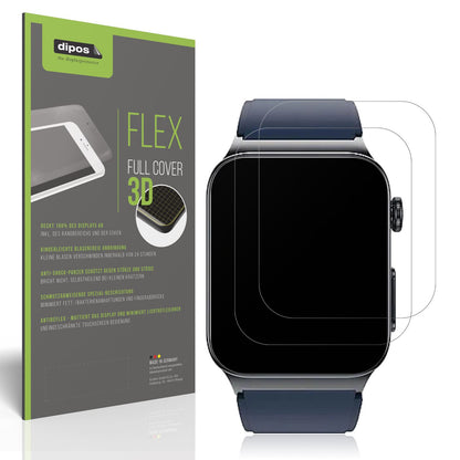 Matte Displayschutzfolie von dipos passend für Watchmark Cardio One, 100% Displayabdeckung und blasenfreie Montage