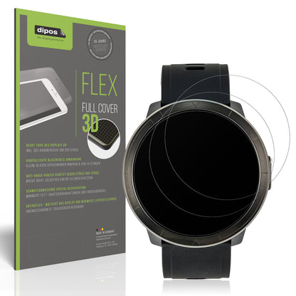 Matte Displayschutzfolie von dipos passend für Watchmark Kardiowatch WM18 Plus, 100% Displayabdeckung und blasenfreie Montage