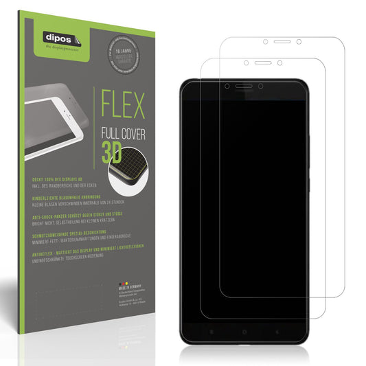Matte Displayschutzfolie von dipos passend für Xiaomi Mi Max 3, 100% Displayabdeckung und blasenfreie Montage