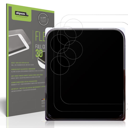 Matte Displayschutzfolie von dipos passend für Xiaomi Mi Mix Flip (Frondisplay), 100% Displayabdeckung und blasenfreie Montage