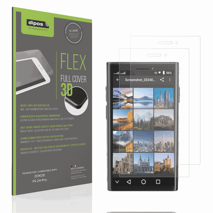 Matte Displayschutzfolie von dipos passend für ZOKOE XS-24-Pro, 100% Displayabdeckung und blasenfreie Montage