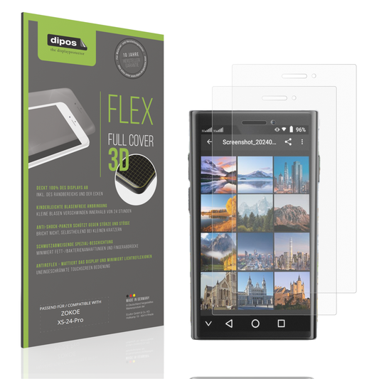 Matte Displayschutzfolie von dipos passend für ZOKOE XS-24-Pro, 100% Displayabdeckung und blasenfreie Montage