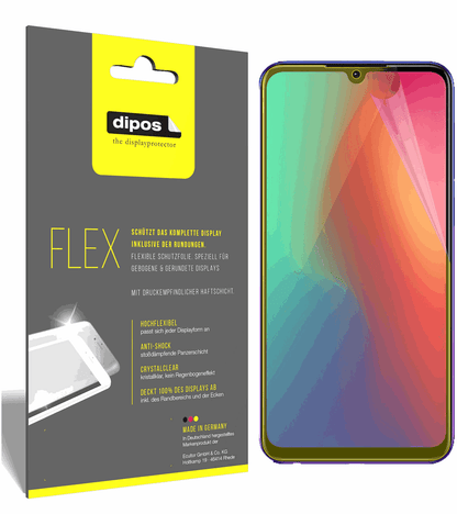 3x Screen Protector for Vivo Z3 Protective Film covers 100% dipos Flex