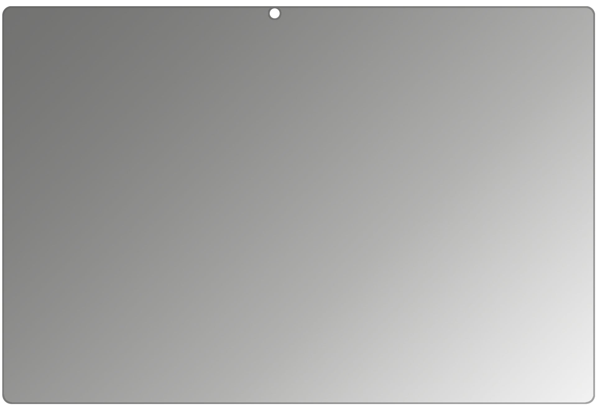 AcerSwitch 5 Pro SW512-52P mit aufgebrachtem dipos Displayschutz, der seitliche Einblicke blockiert