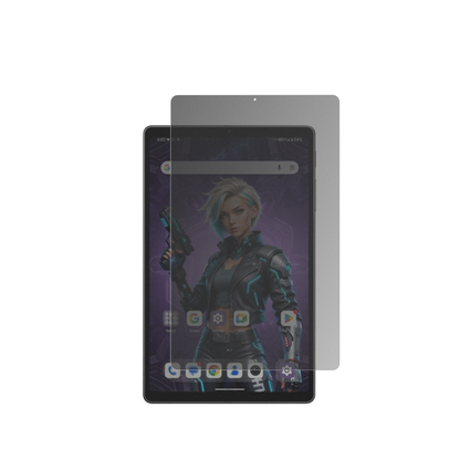 AlldocubeiPlay 80 mini Ultra mit aufgebrachtem dipos Displayschutz, der seitliche Einblicke blockiert