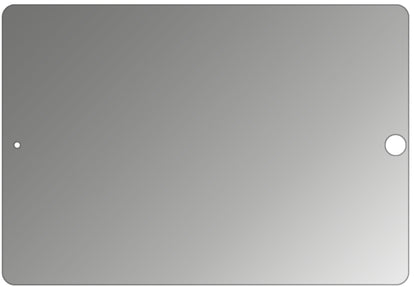 AppleiPad 10.2 Zoll (2019) mit aufgebrachtem dipos Displayschutz, der seitliche Einblicke blockiert