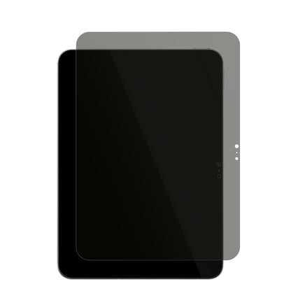 AppleiPad 10th Generation 10.9 2022 mit aufgebrachtem dipos Displayschutz, der seitliche Einblicke blockiert