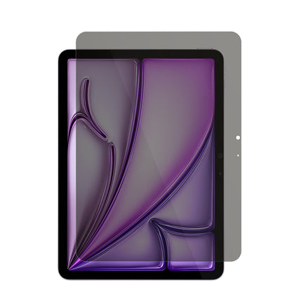 AppleiPad Air M2 11 Zoll mit aufgebrachtem dipos Displayschutz, der seitliche Einblicke blockiert