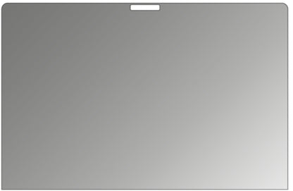 AppleMacBook Pro 16 Zoll (2021) mit aufgebrachtem dipos Displayschutz, der seitliche Einblicke blockiert