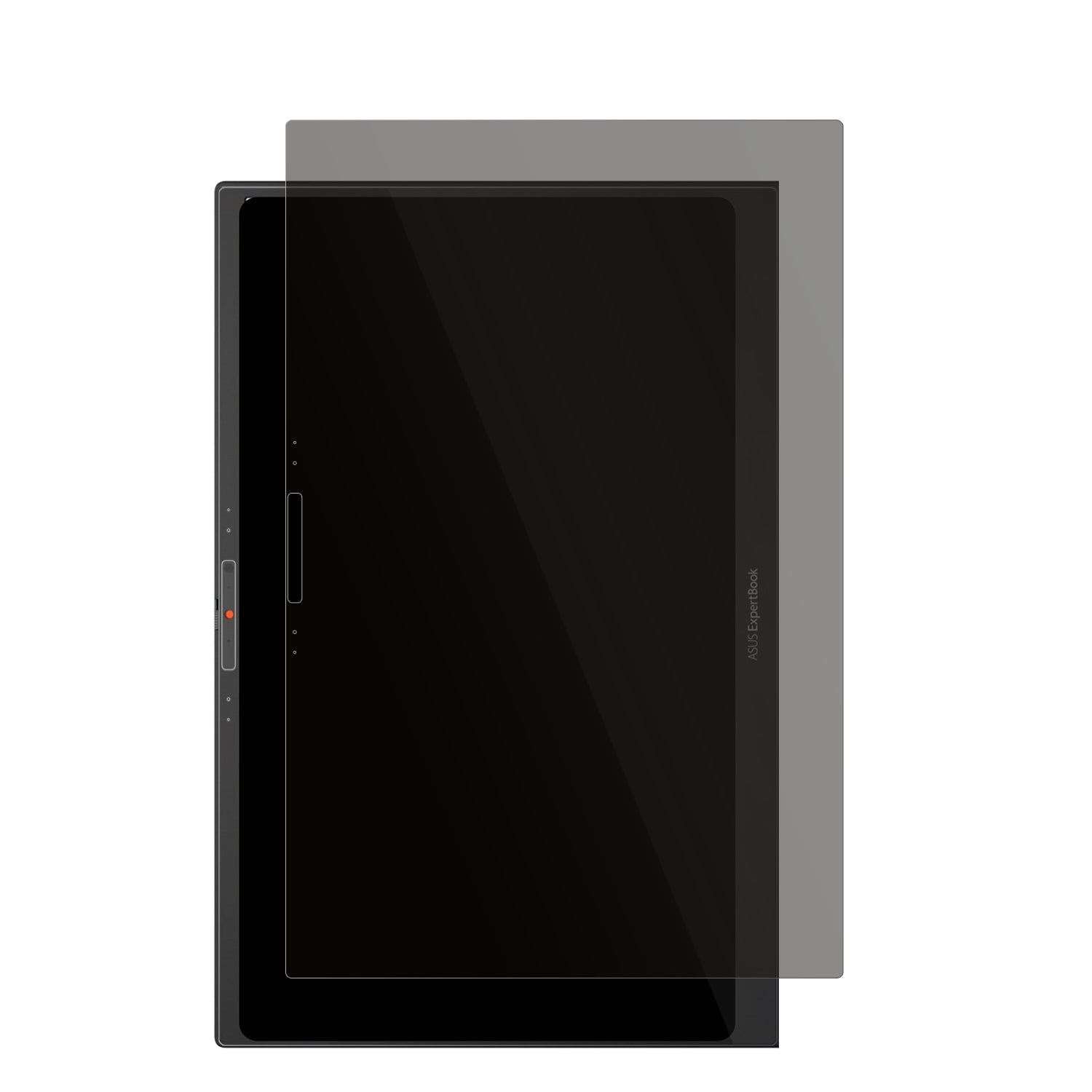 AsusExpertbook B5 Flip 13 B5302FEA mit aufgebrachtem dipos Displayschutz, der seitliche Einblicke blockiert