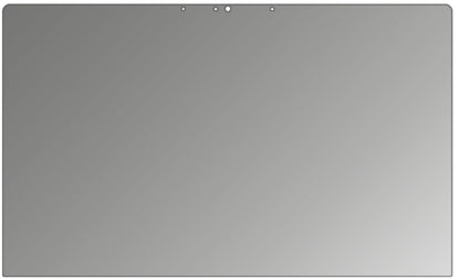 AsusZenBook S UX391UA mit aufgebrachtem dipos Displayschutz, der seitliche Einblicke blockiert