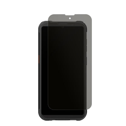 BlackviewBV5300 mit aufgebrachtem dipos Displayschutz, der seitliche Einblicke blockiert
