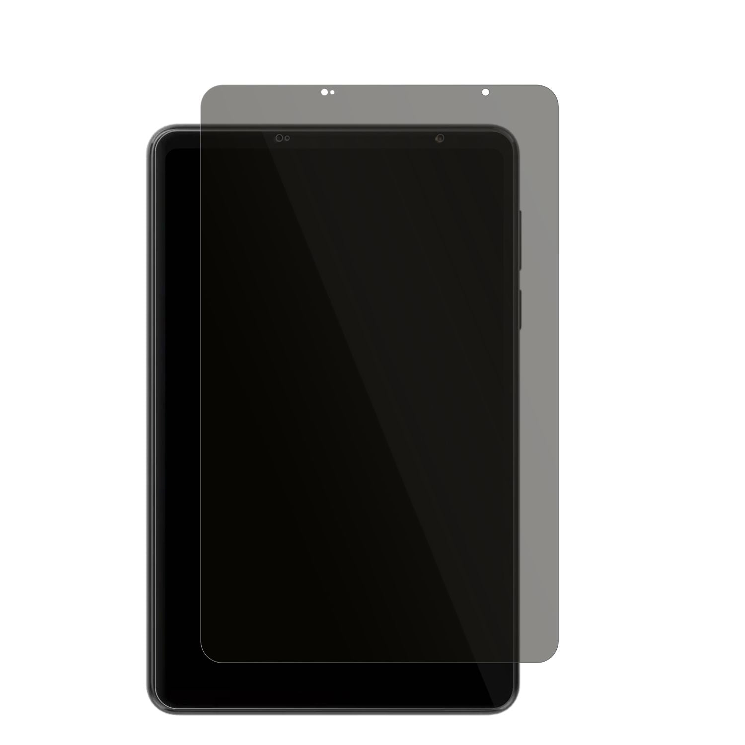 BlackviewZeno 1 10 Zoll mit aufgebrachtem dipos Displayschutz, der seitliche Einblicke blockiert