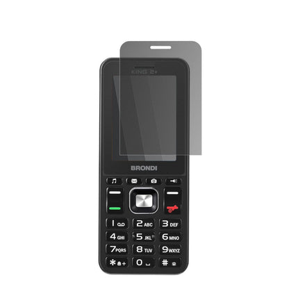 BrondiKing 2 Plus mit aufgebrachtem dipos Displayschutz, der seitliche Einblicke blockiert