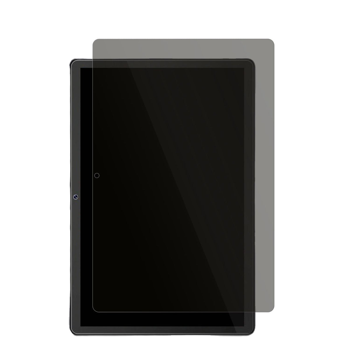 CubotTab A65 10.1 Zoll mit aufgebrachtem dipos Displayschutz, der seitliche Einblicke blockiert
