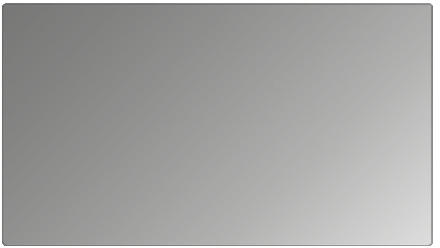 Format18.4 Zoll Wide 409 x 231 mm mit aufgebrachtem dipos Displayschutz, der seitliche Einblicke blockiert