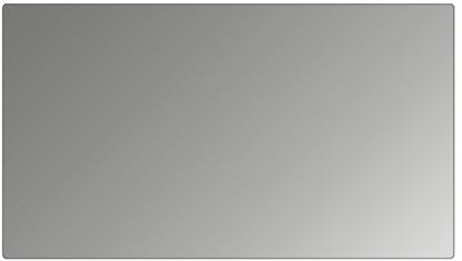 Format18.4 Zoll Wide 409 x 231 mm mit aufgebrachtem dipos Displayschutz, der seitliche Einblicke blockiert
