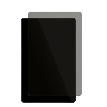 GoldsternTech TabSlate Lite 10.1 mit aufgebrachtem dipos Displayschutz, der seitliche Einblicke blockiert